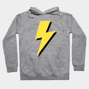 Yellow and Black Lightning Bolt Hoodie